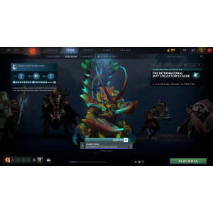 Sovereign of the Kray Legions skin for Sand King and the boot screen