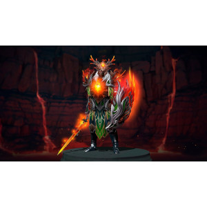 Scorched Amber skin for Dragon Knight