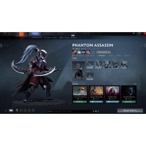 Contains all items from the Visions of the Lifted Veil set for Phantom Assassin