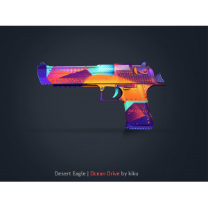 Desert Eagle | Ocean Drive (Battle-Scarred)