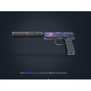 USP-S | Black Lotus (Battle-Scarred)