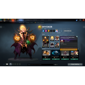 Covenant of the Depths skin for Invoker and the boot screen