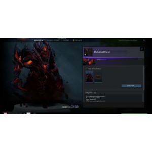 Diabolical Fiend skin for Shadow Fiend and the boot screen